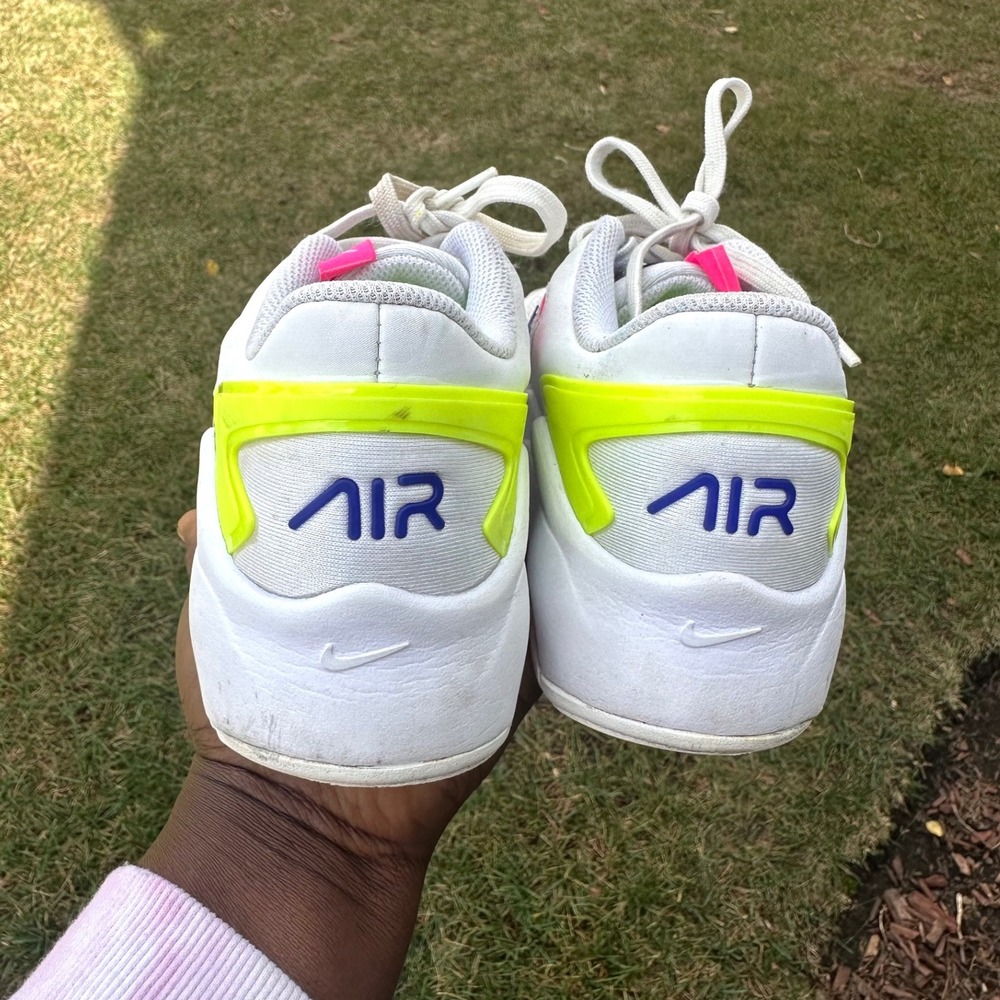 Nike Air Max Bolt AMD Athletic Shoes Women Sz 6.5 White Indigo Burst Pink Blast - Picture 5 of 13